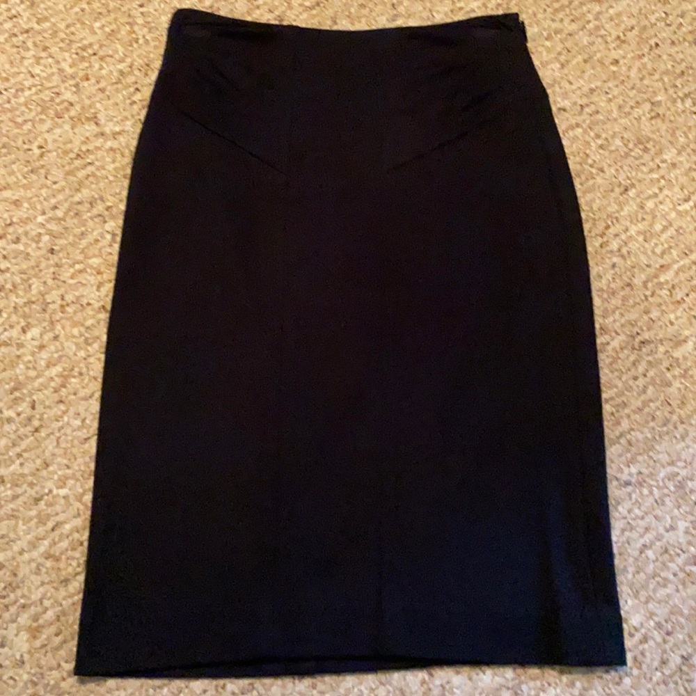 Diane von Furstenberg Black Jersey Pencil Skirt